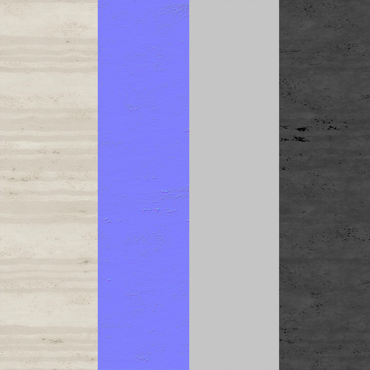 Travertine Barcelona Stone Texture PBR Vray Corona Blender Texture_2