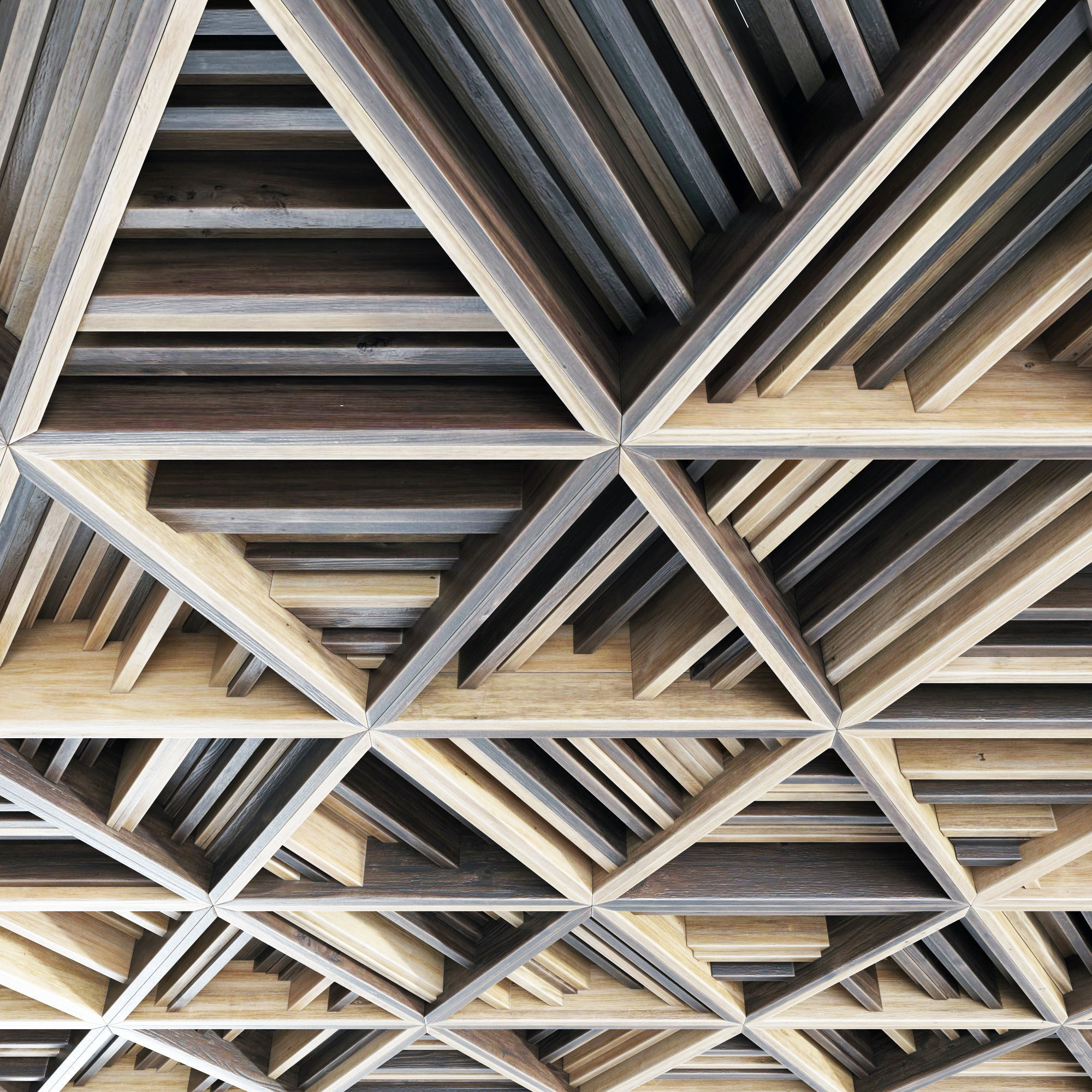 Ceiling parametric Triangle rail n3  3D model_22