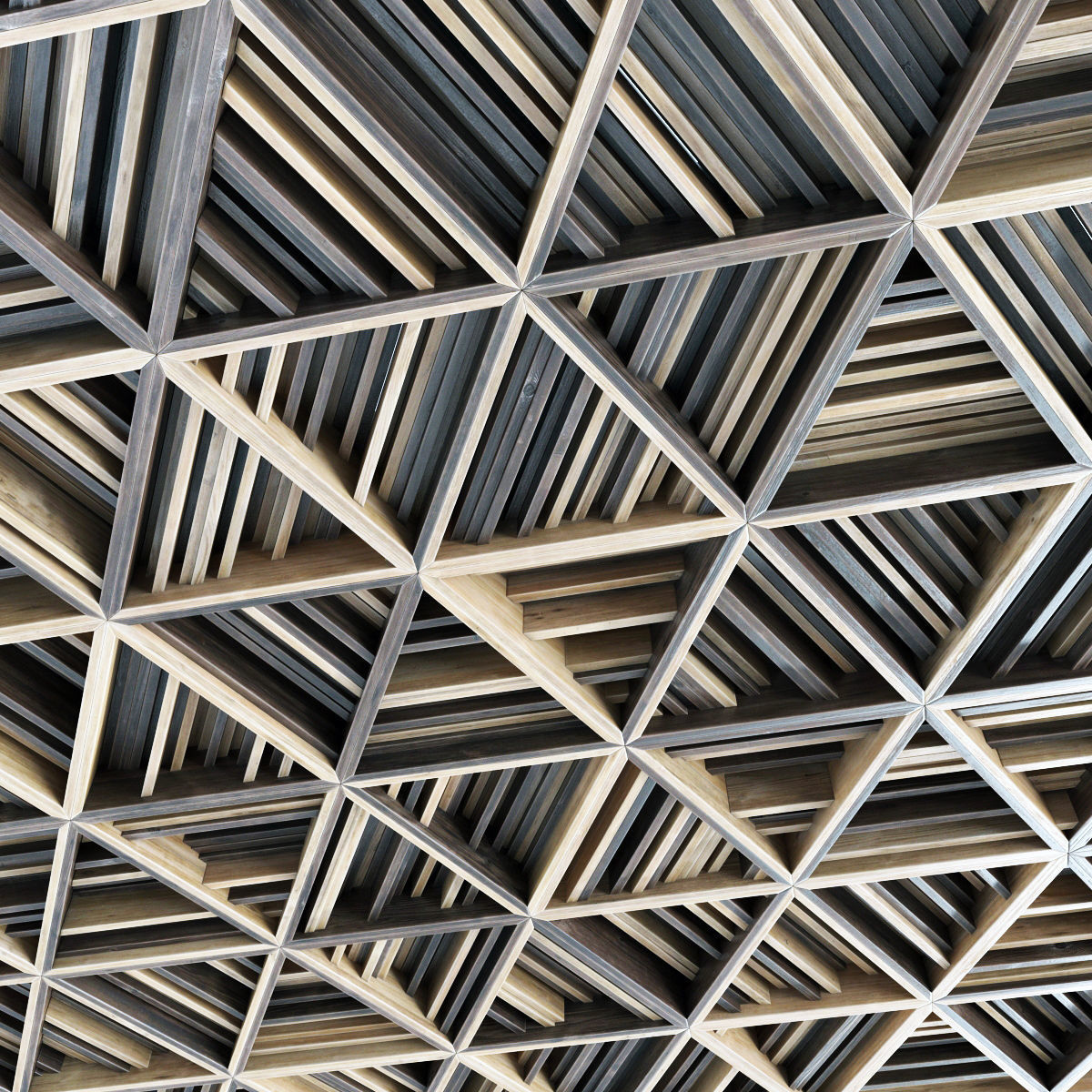 Ceiling parametric Triangle rail n3  3D model_21