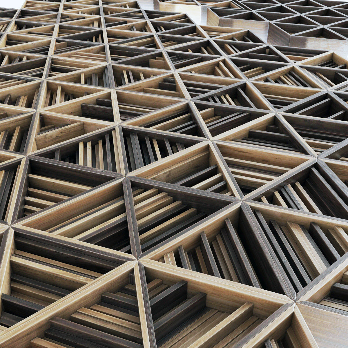 Ceiling parametric Triangle rail n3  3D model_12