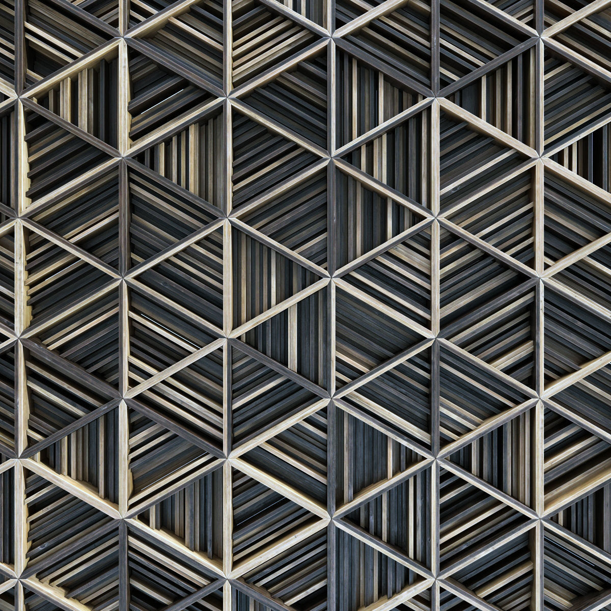 Ceiling parametric Triangle rail n3  3D model_6