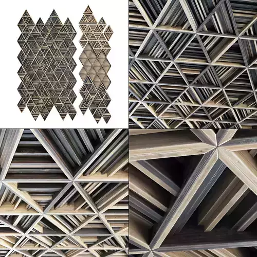 Ceiling parametric Triangle rail n3 