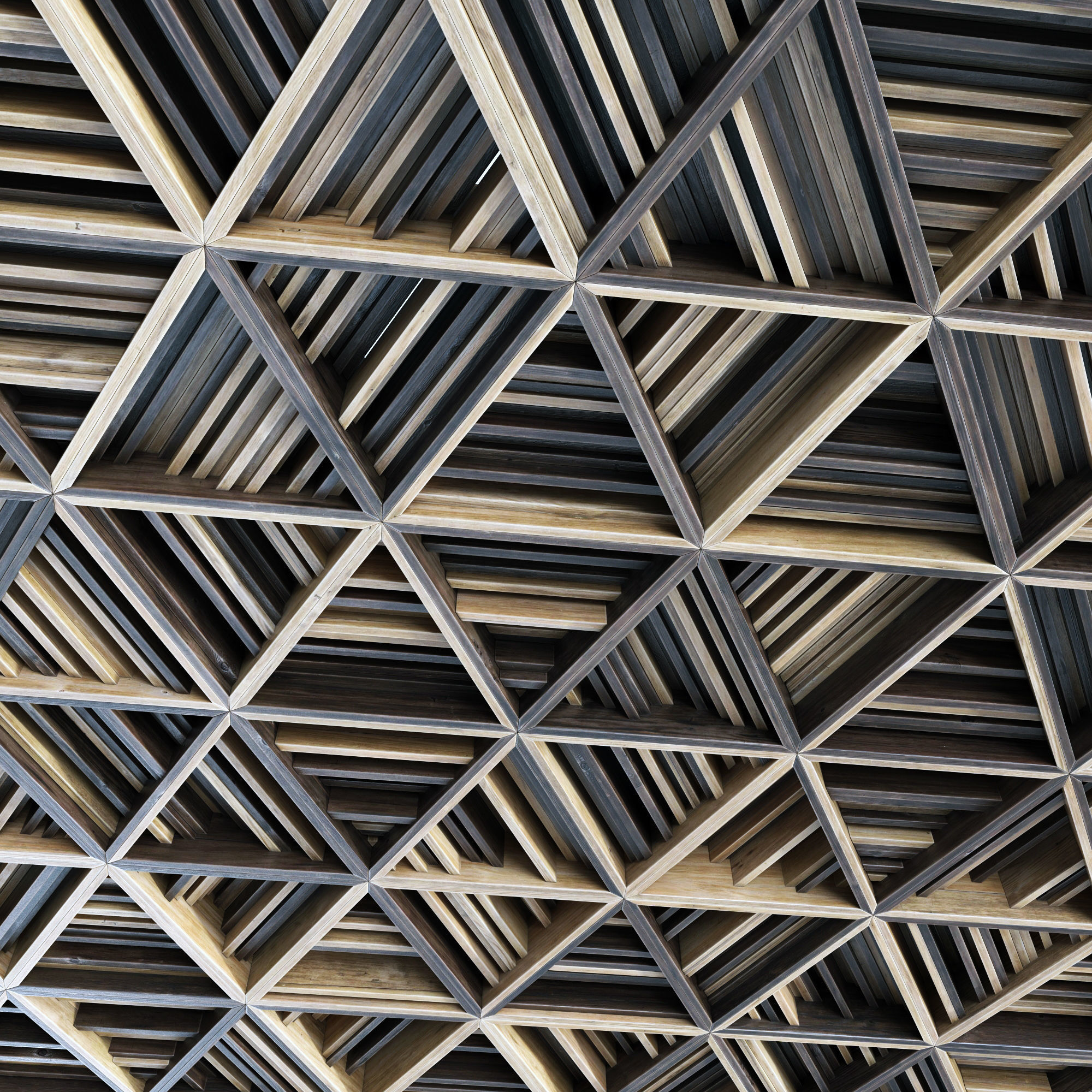 Ceiling parametric Triangle rail n3  3D model_4