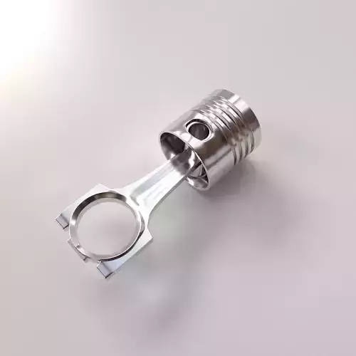Piston engine 3D model