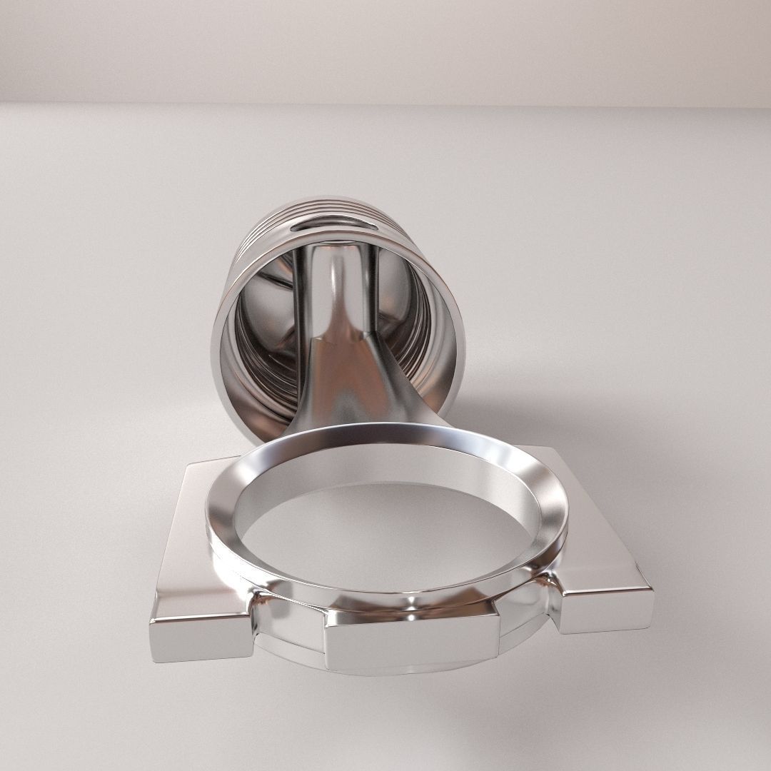 Piston engine 3D model_2