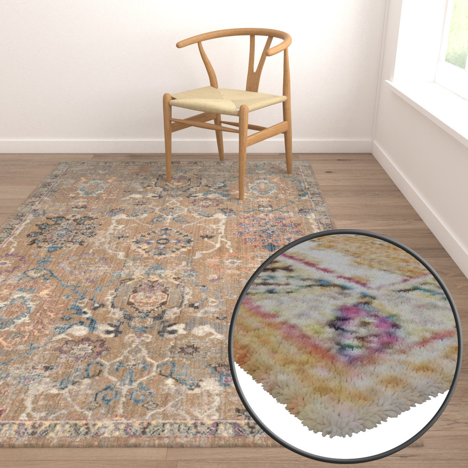 Rug Set 2038 3D model_5