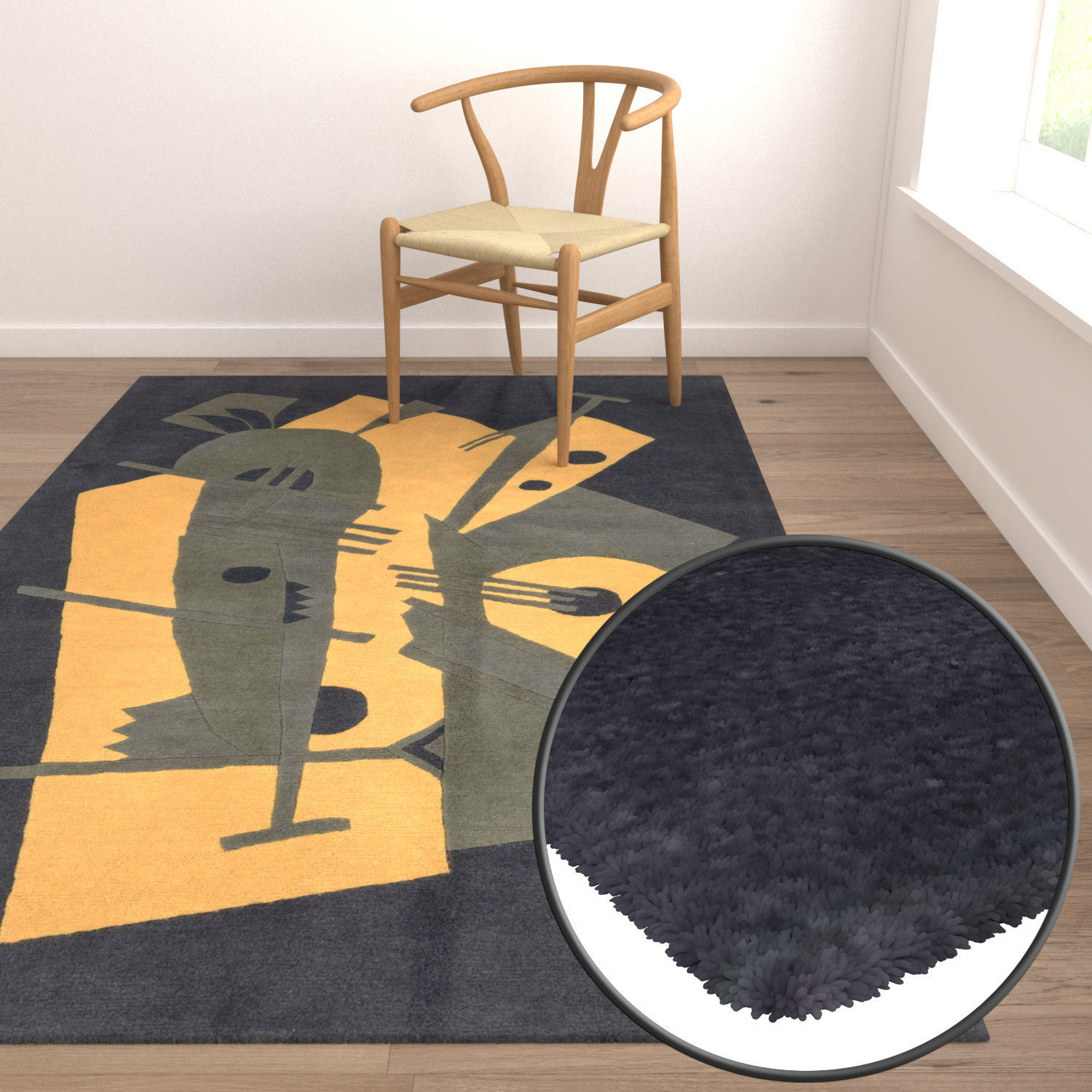 Rug Set 2040 3D model_5