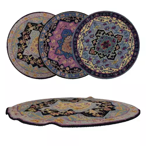 Round Rug Set 38