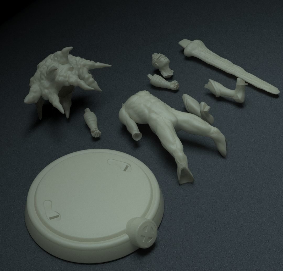 Fan art Cyclops x- men Ciclope 3D print model_6