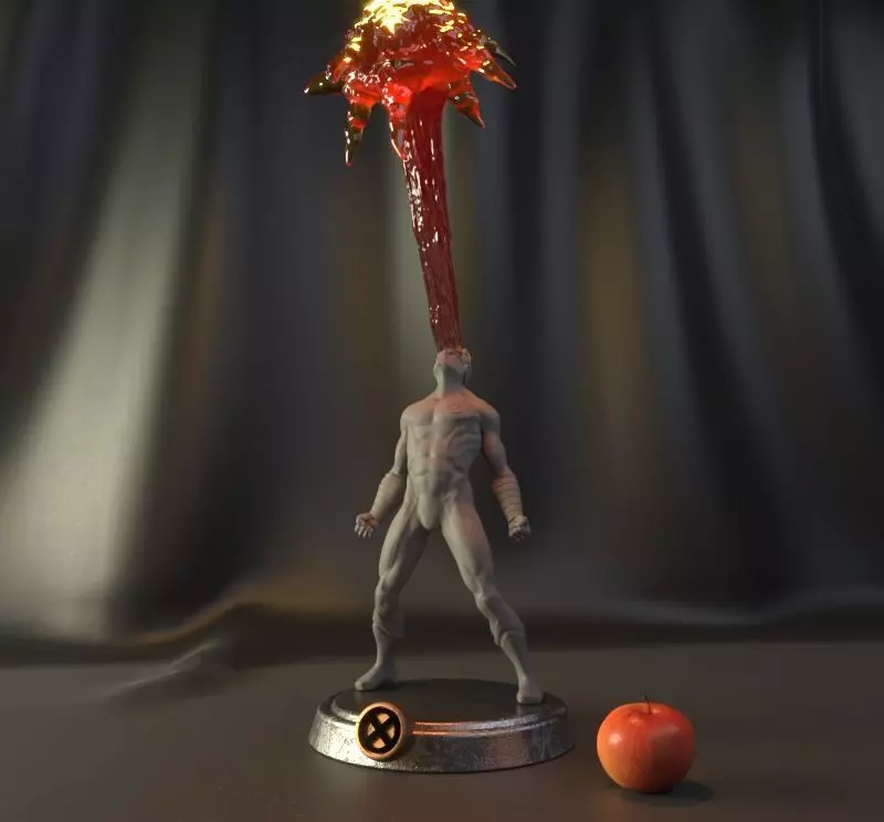 Fan art Cyclops x- men Ciclope 3D print model_0