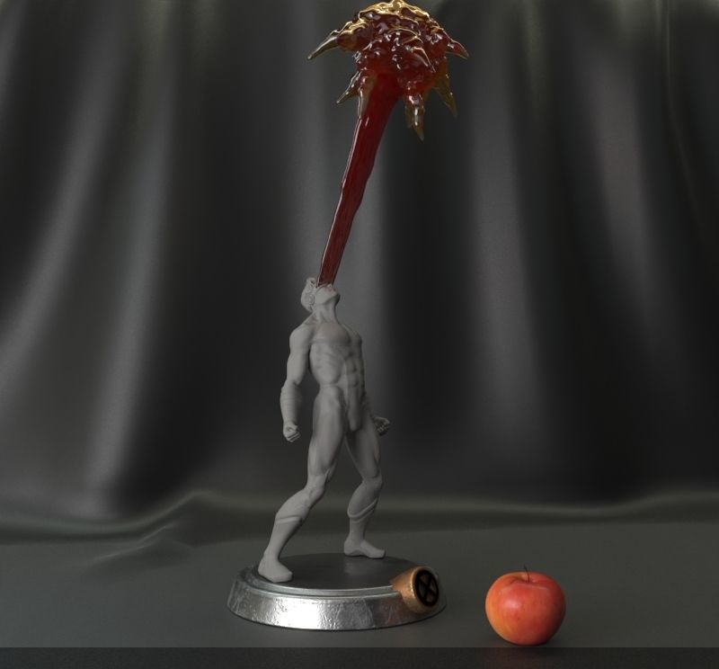 Fan art Cyclops x- men Ciclope 3D print model_4