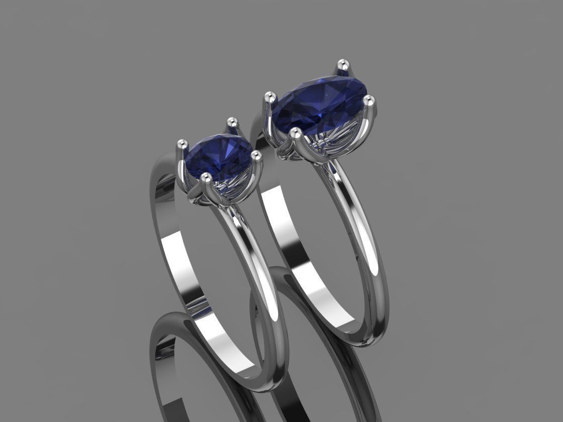 GC GOLD Y286- Diamond gold Ring 3D print model_5