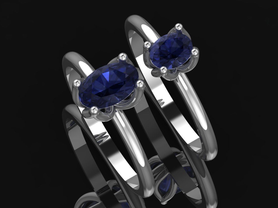 GC GOLD Y286- Diamond gold Ring 3D print model_8