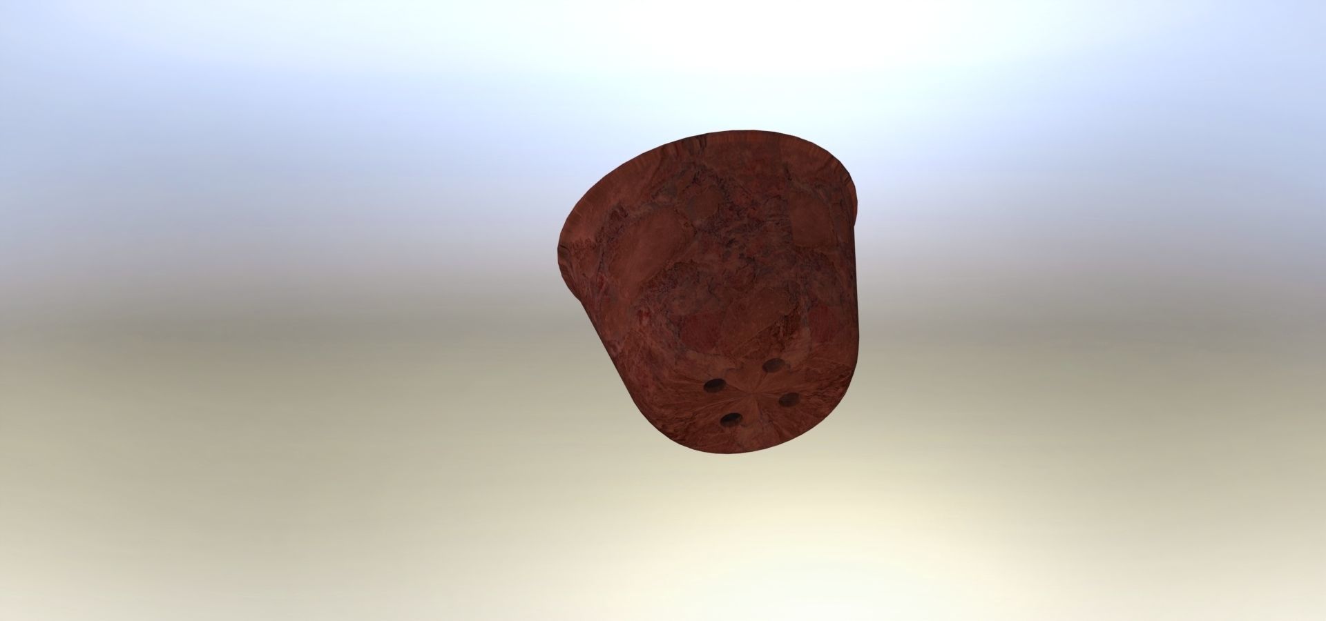 flower pot 3D print model_3