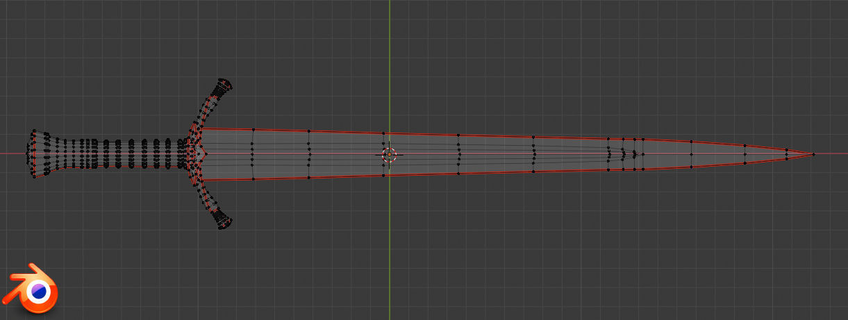 Boromirs sword from LOTR series Low-poly 3D model_3