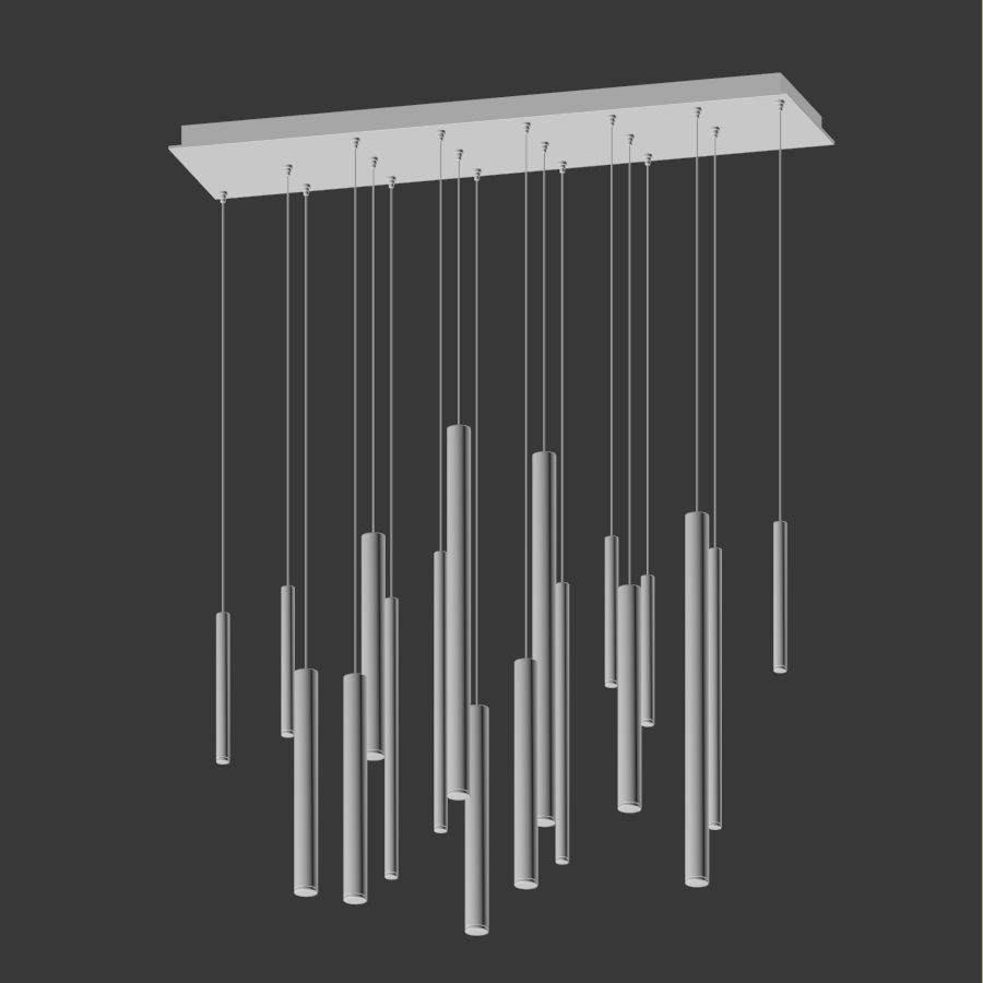 Eurofase Lighting 18 LED Linear Chandelier 3D model_2