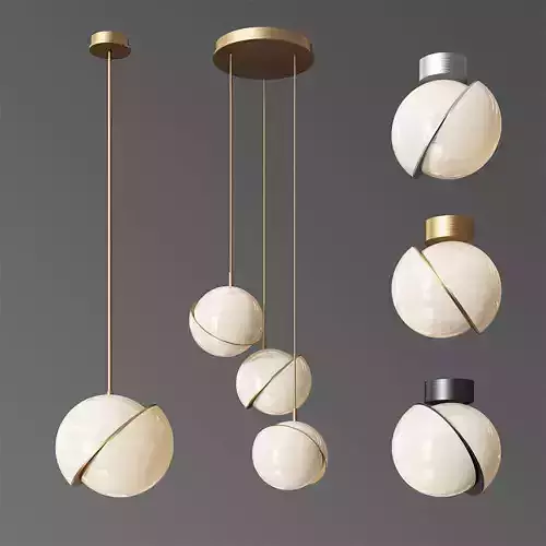 Crescent lighting by Lee Broom