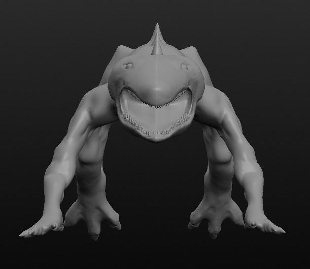 Fantasy Lizard 3D model_3