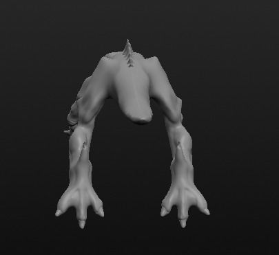 Fantasy Lizard 3D model_2