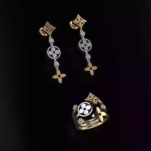 Ring and Earrings  135