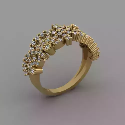 GC GOLD Y304- Diamond gold Ring 