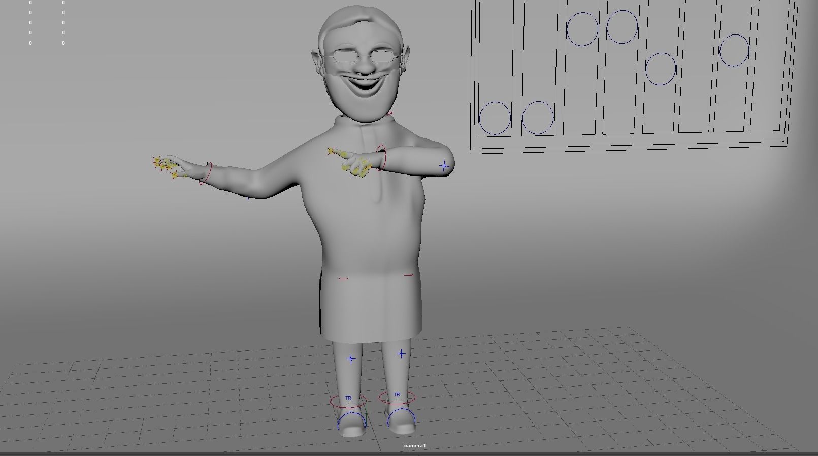 Narendra Modi 3D Character Low-poly 3D model_11