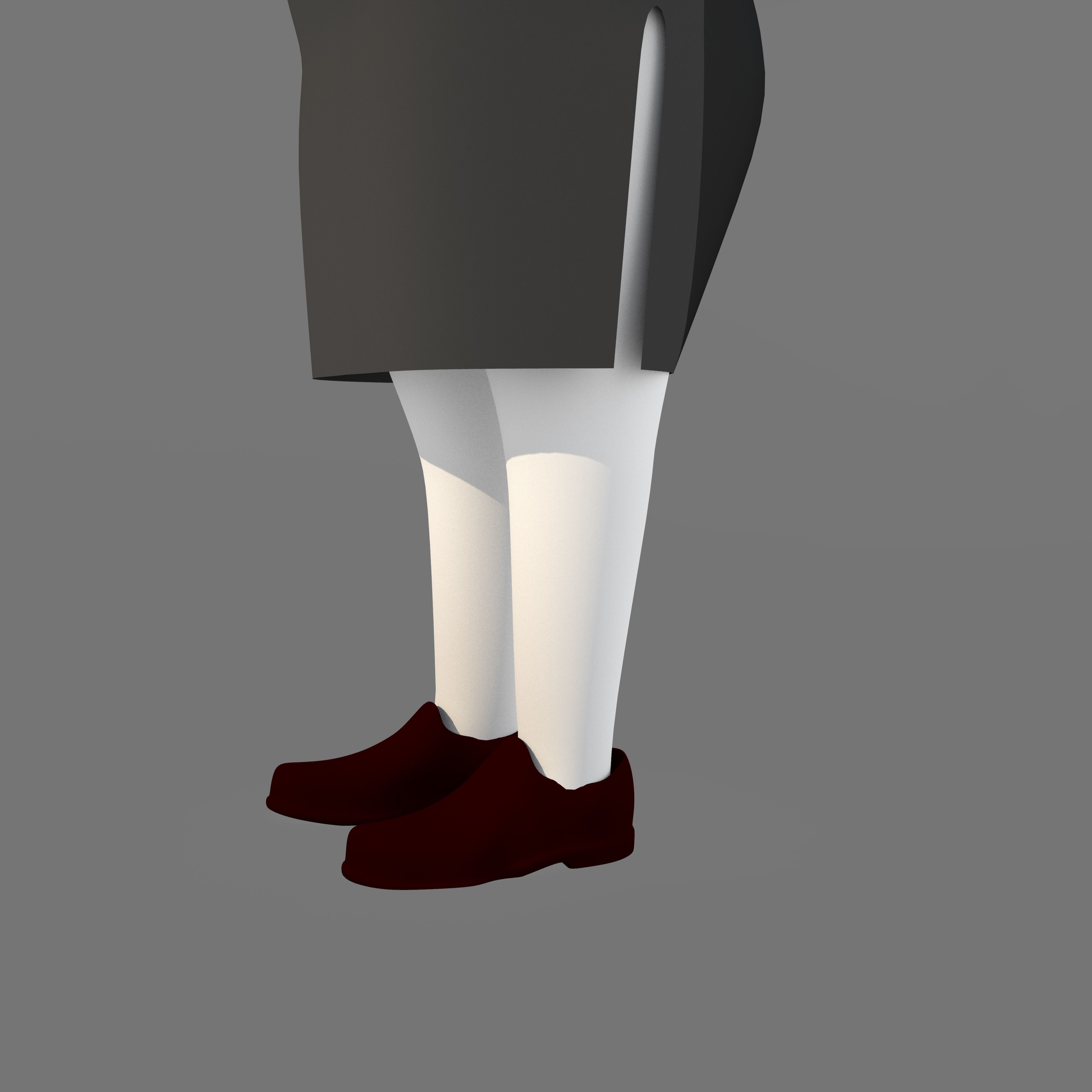Narendra Modi 3D Character Low-poly 3D model_6
