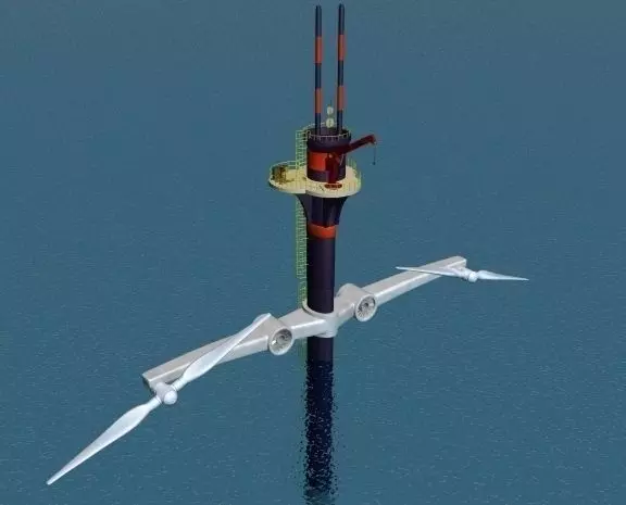 Tidal Generator 3D model_0