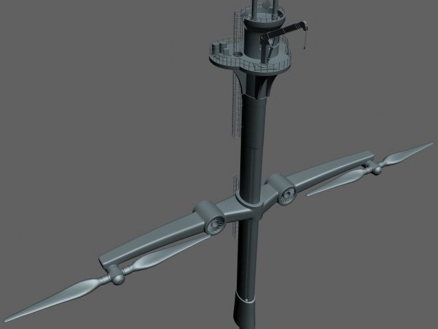 Tidal Generator 3D model_3