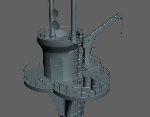 Tidal Generator 3D model_5