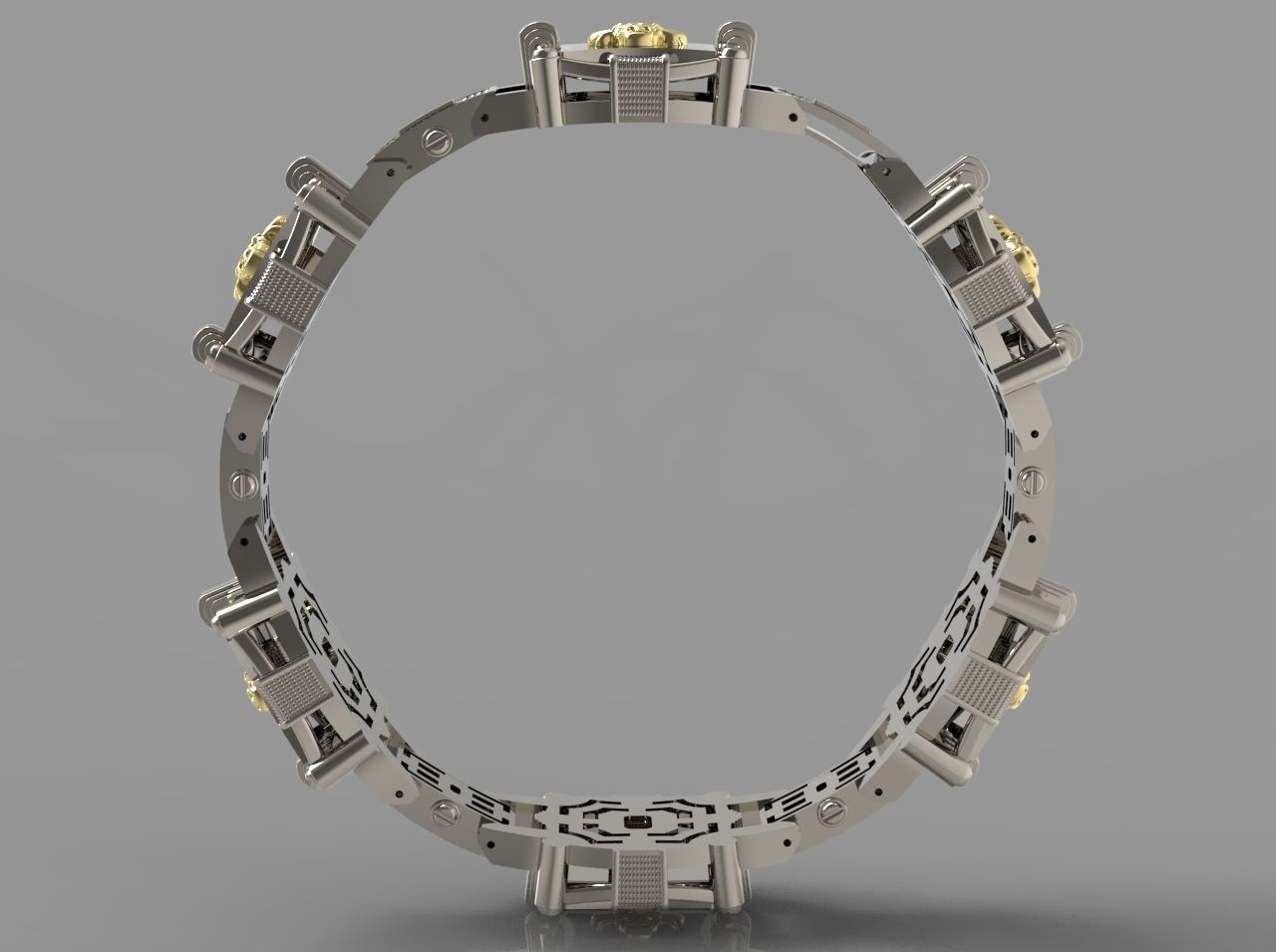 BRACELET BULL   SYMBOL  2021     N - 123 3D print model_7