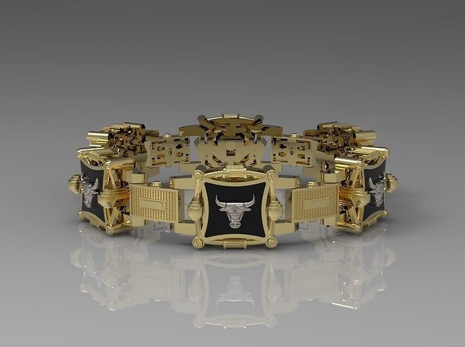 BRACELET BULL   SYMBOL  2021     N - 123 3D print model
