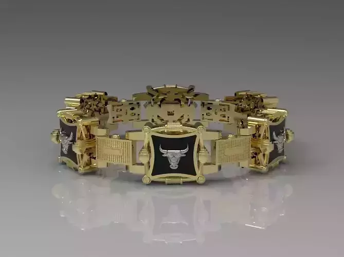 BRACELET BULL   SYMBOL  2021     N - 123 3D print model