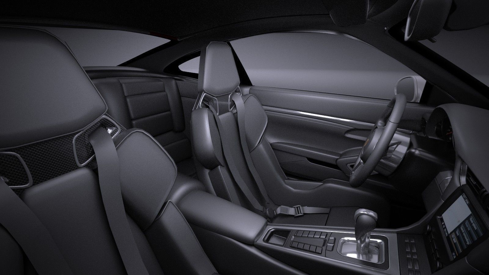 Porsche 911 R 2017 3D model_14