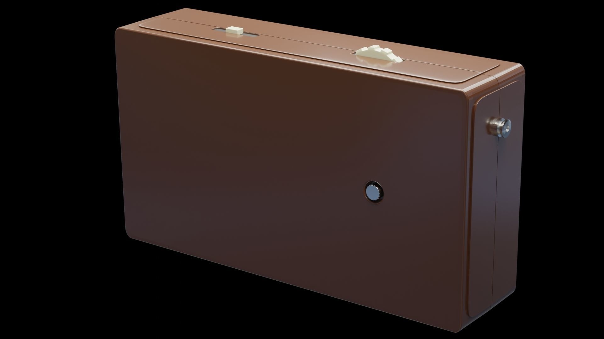 Polish mid-century radio receiver transistor KOLIBER 2 MOT-611 3D model_5