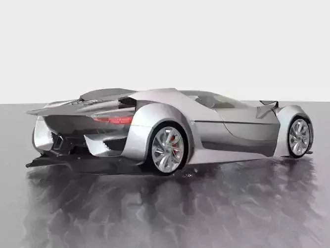 Citroen GT 3D model Low-poly 3D model