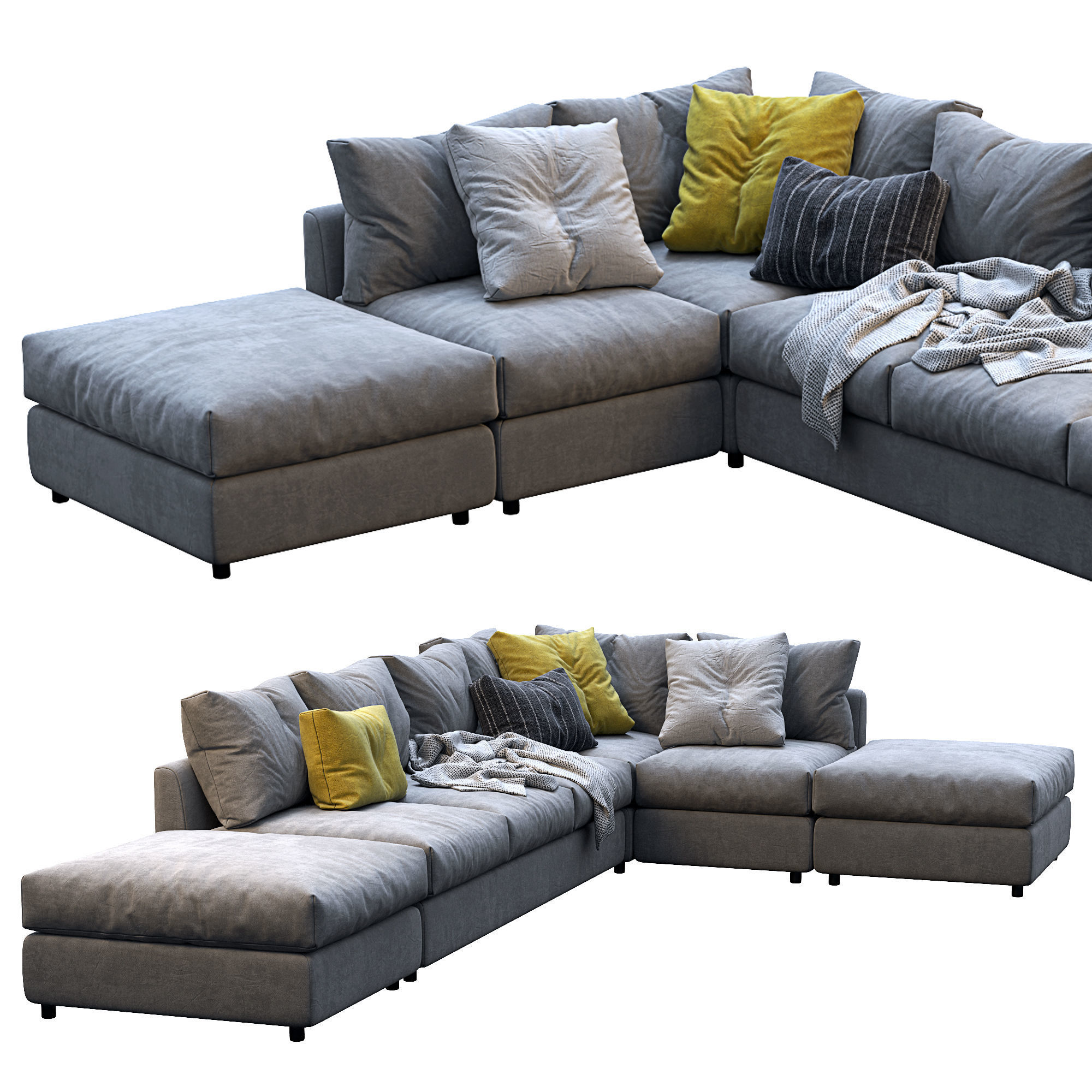 Ikea Vimle 3D model_1