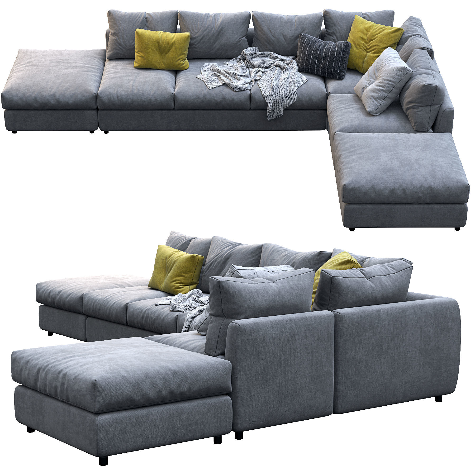 Ikea Vimle 3D model_2