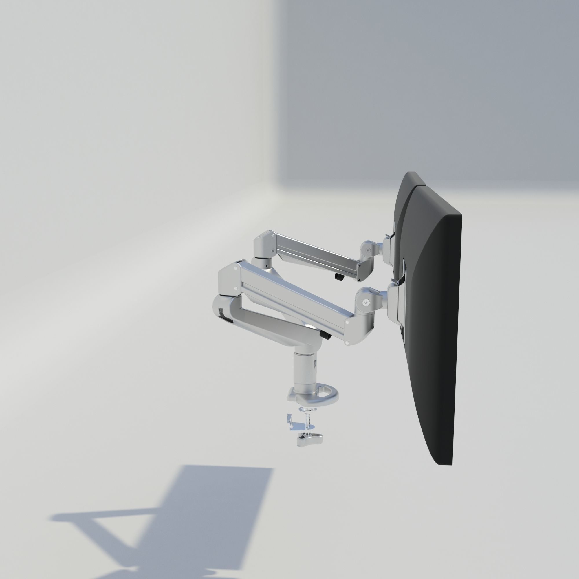 Monitor Arm LC52 - Kontador 3D model_1