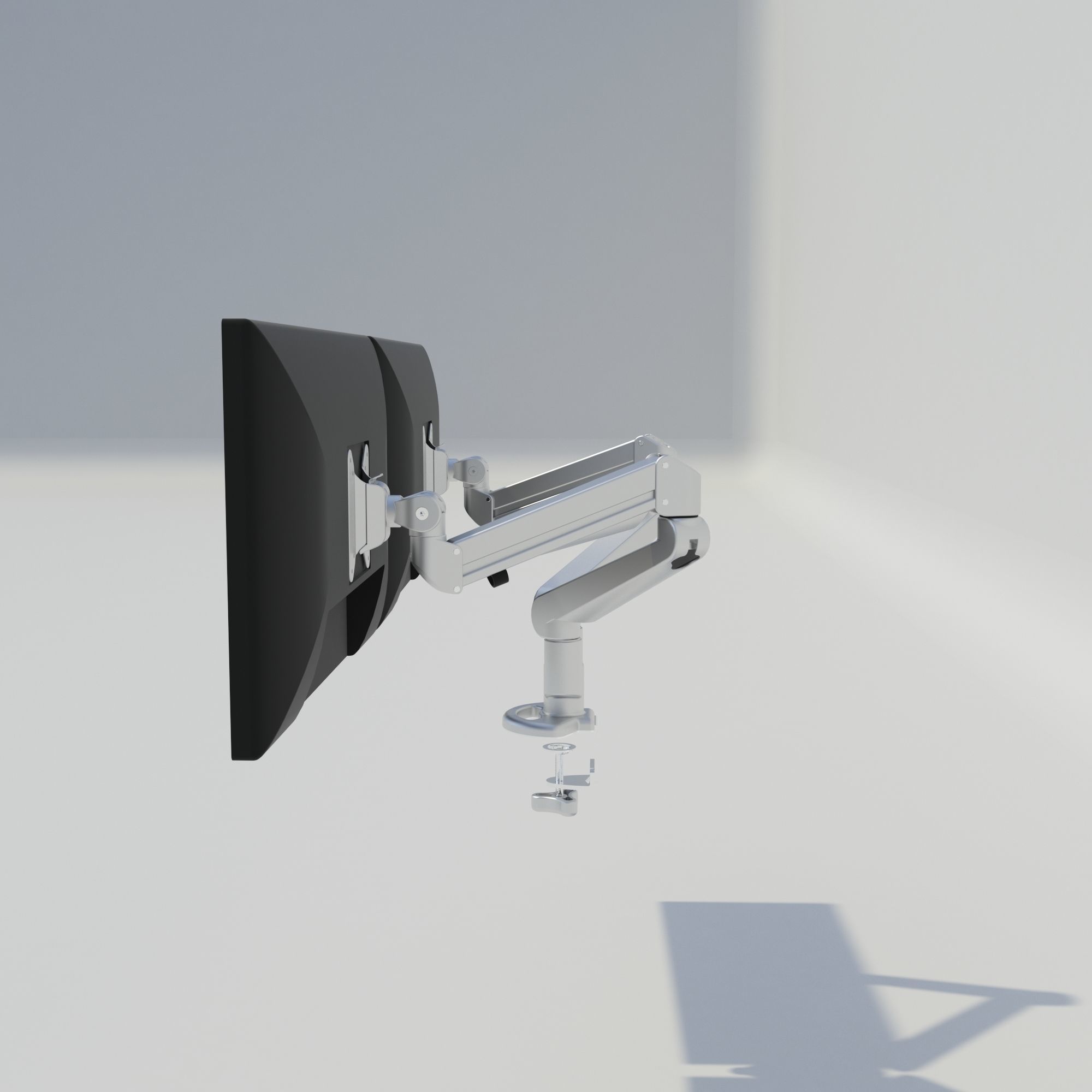 Monitor Arm LC52 - Kontador 3D model_3