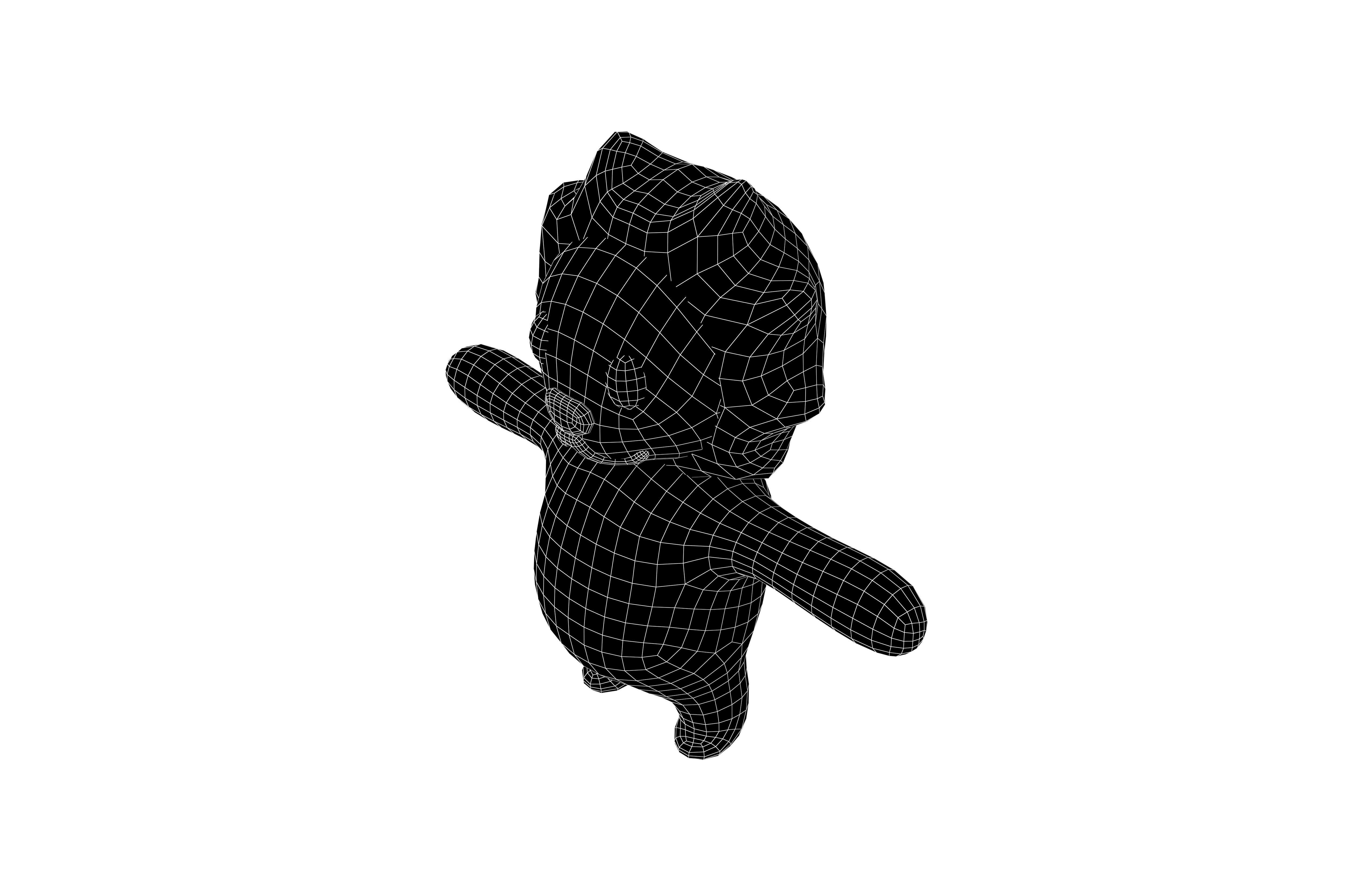 Cartoon Lion v1 001 Low-poly 3D model_6