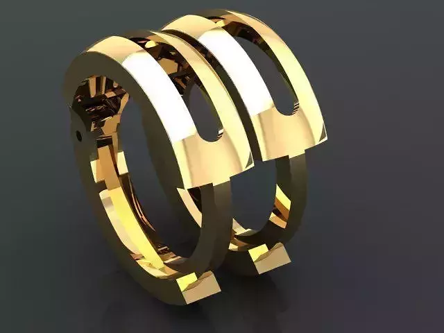 GC GOLD E089 - Diamond Earring 