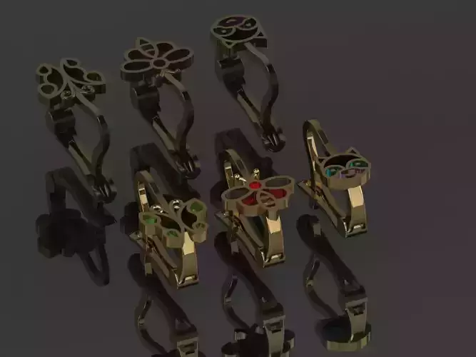 GC GOLD E091 - Diamond Earring 