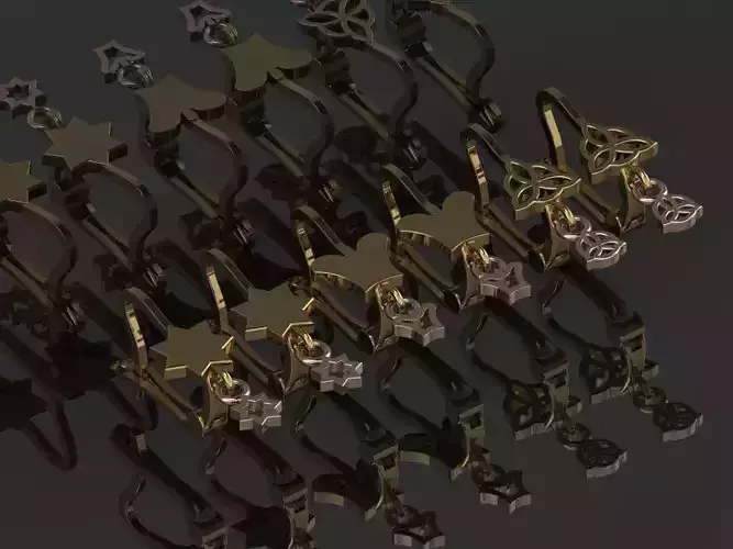 GC GOLD E094 - Diamond Earring 