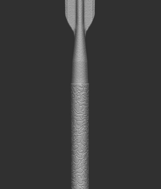 Mandalorian Beskar Spear 1 to 6 Star Wars Split 4 parts 3D print model_4