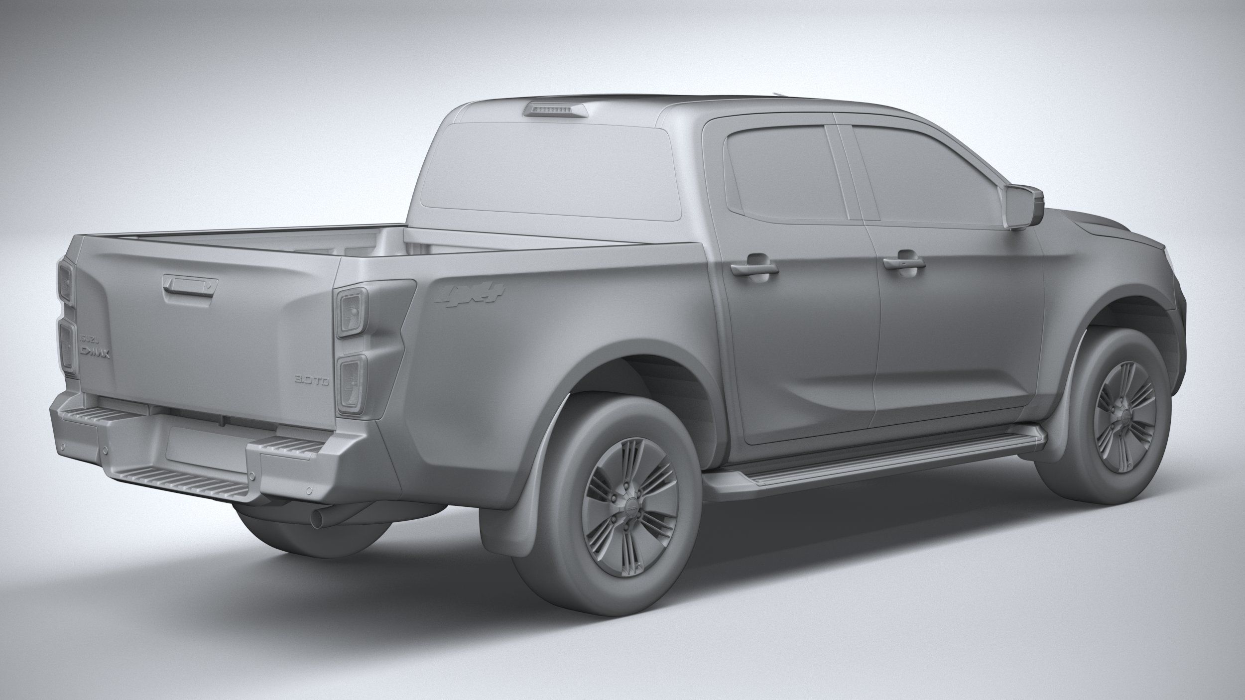 Isuzu D-max 2020 3D model_25