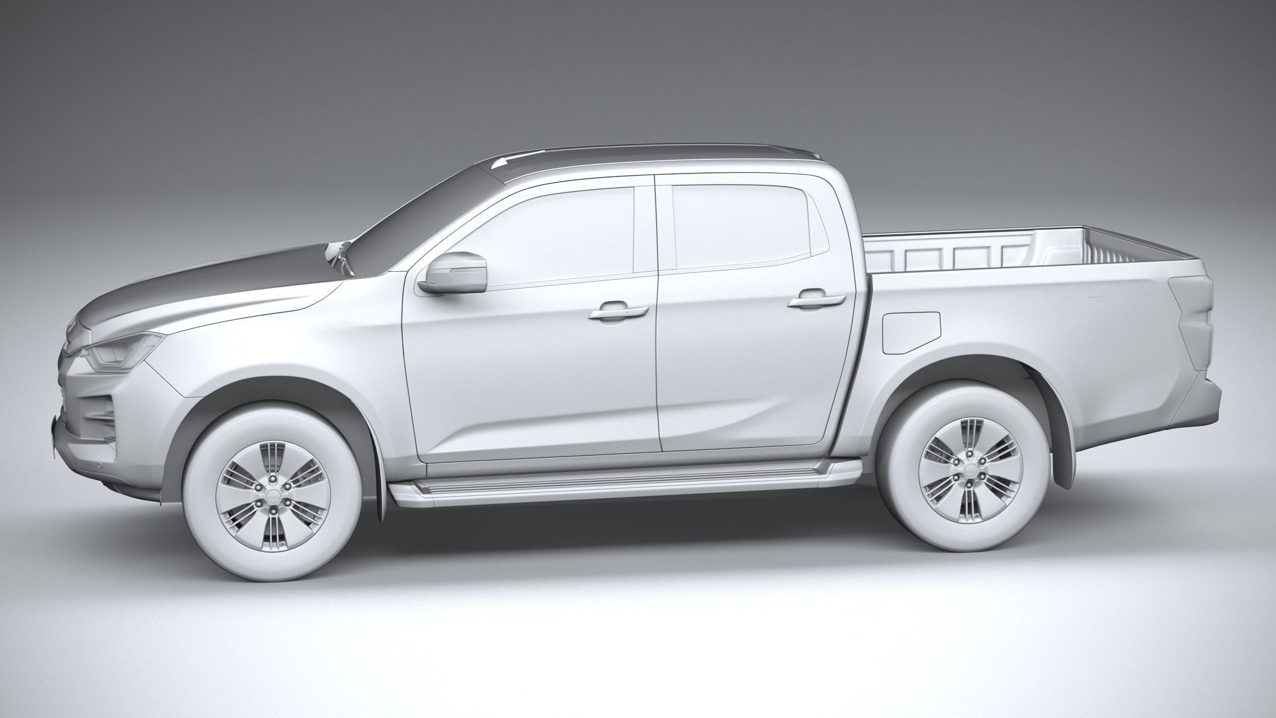 Isuzu D-max 2020 3D model_22