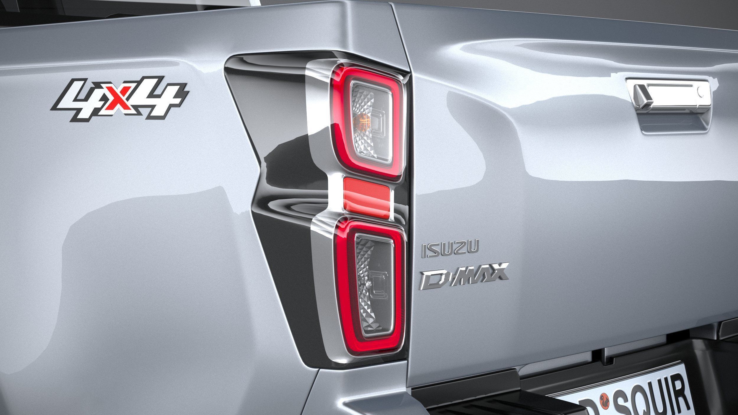 Isuzu D-max 2020 3D model_15