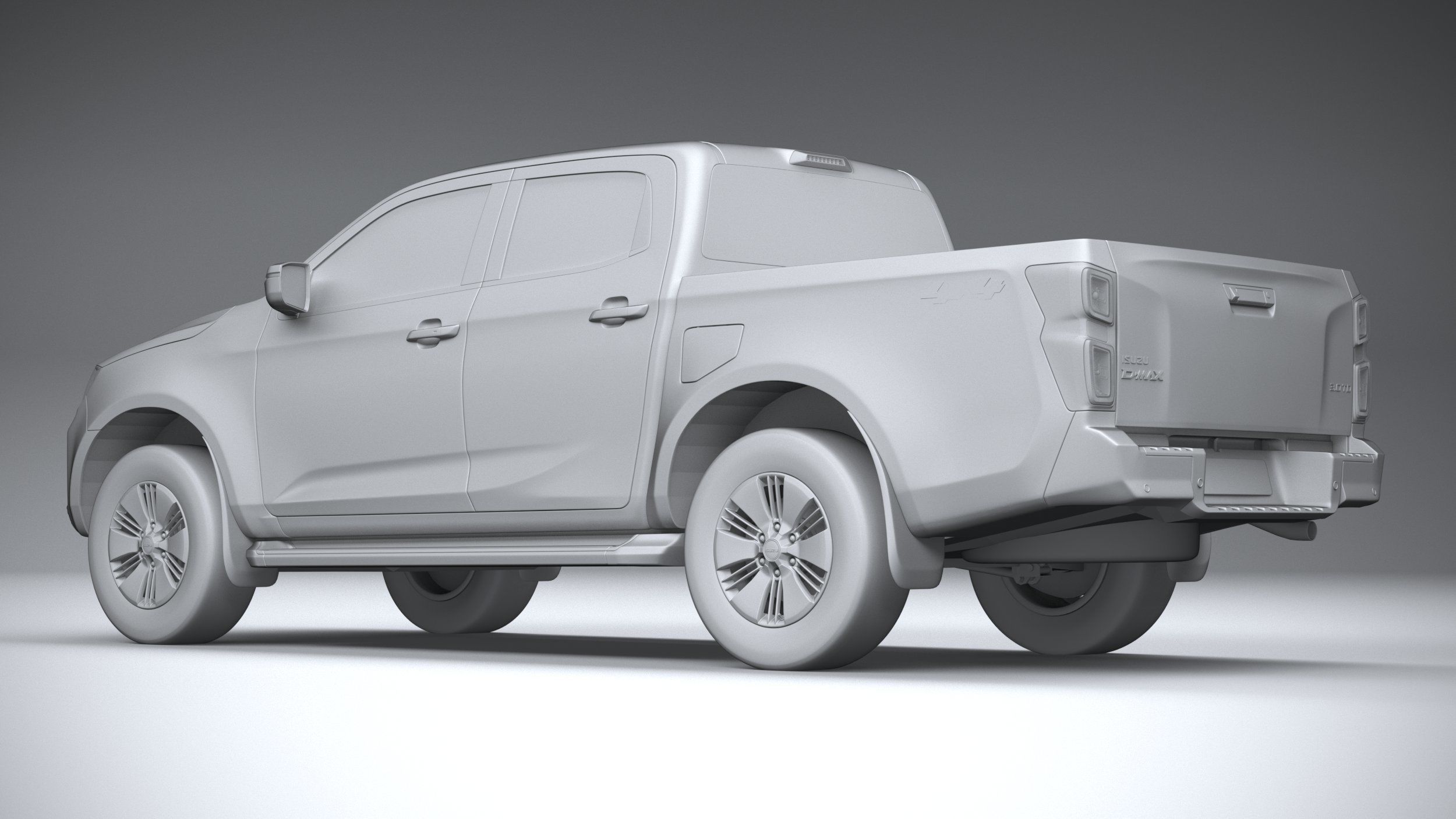 Isuzu D-max 2020 3D model_21