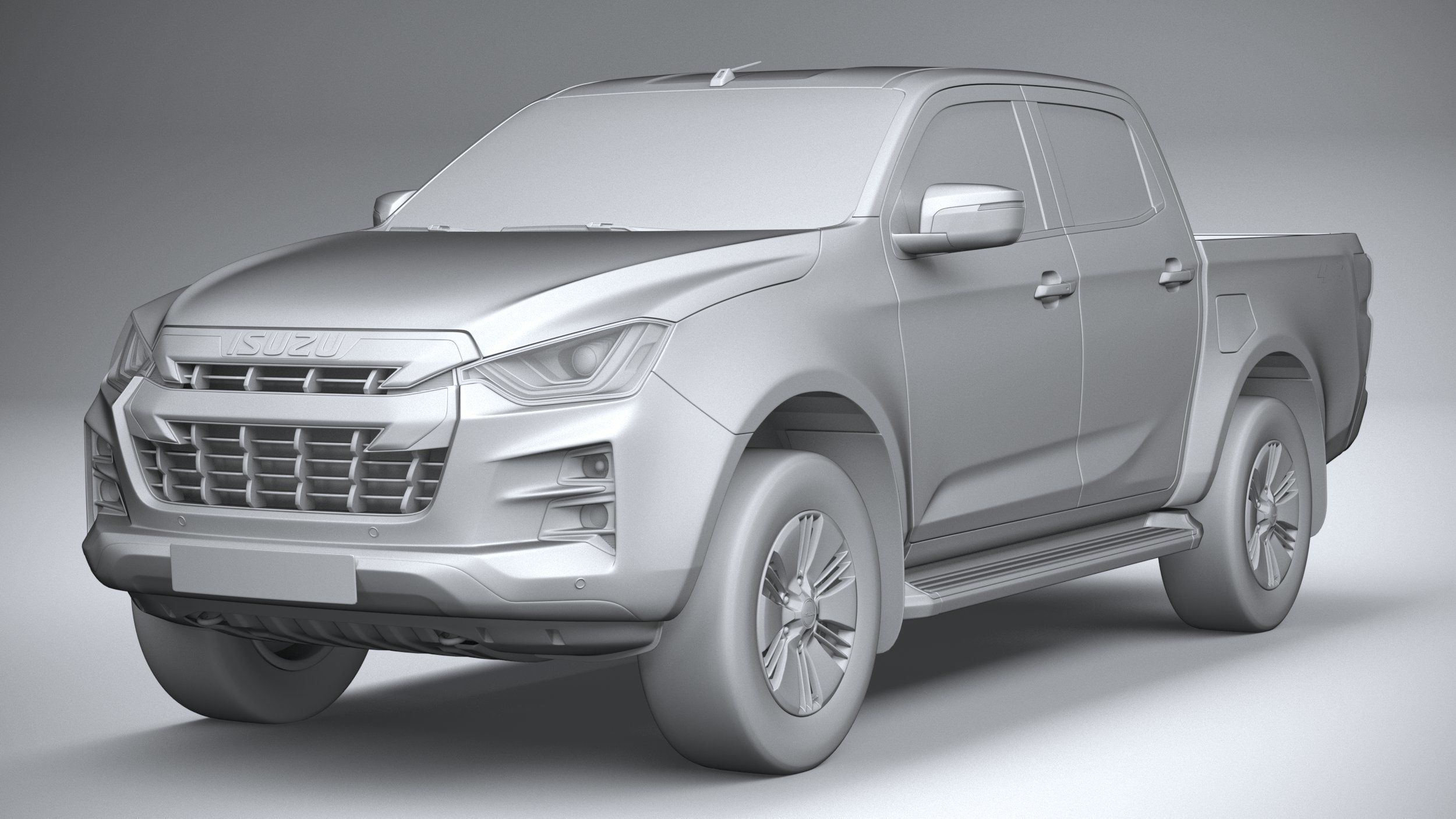 Isuzu D-max 2020 3D model_20